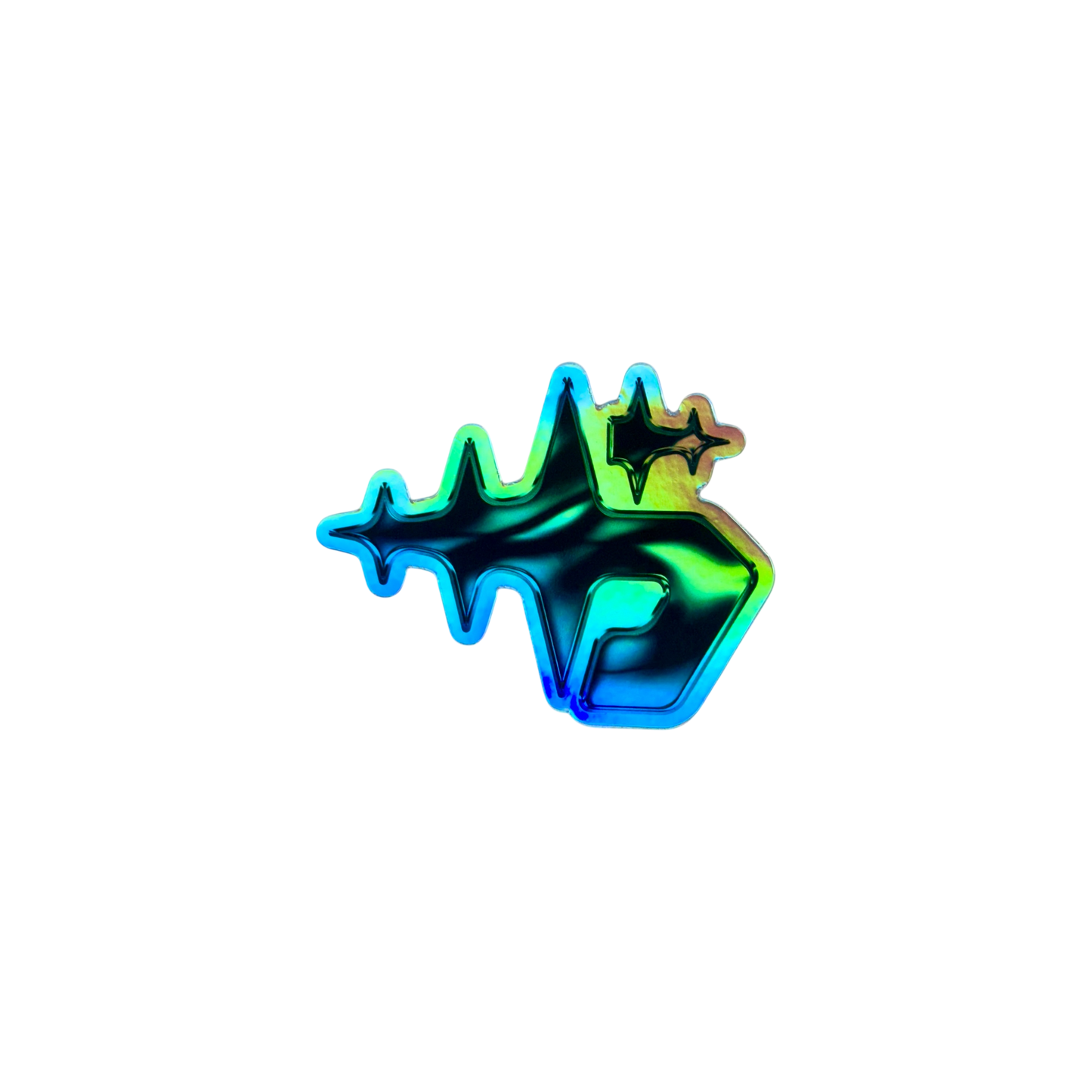 "b" Sticker (Holographic)