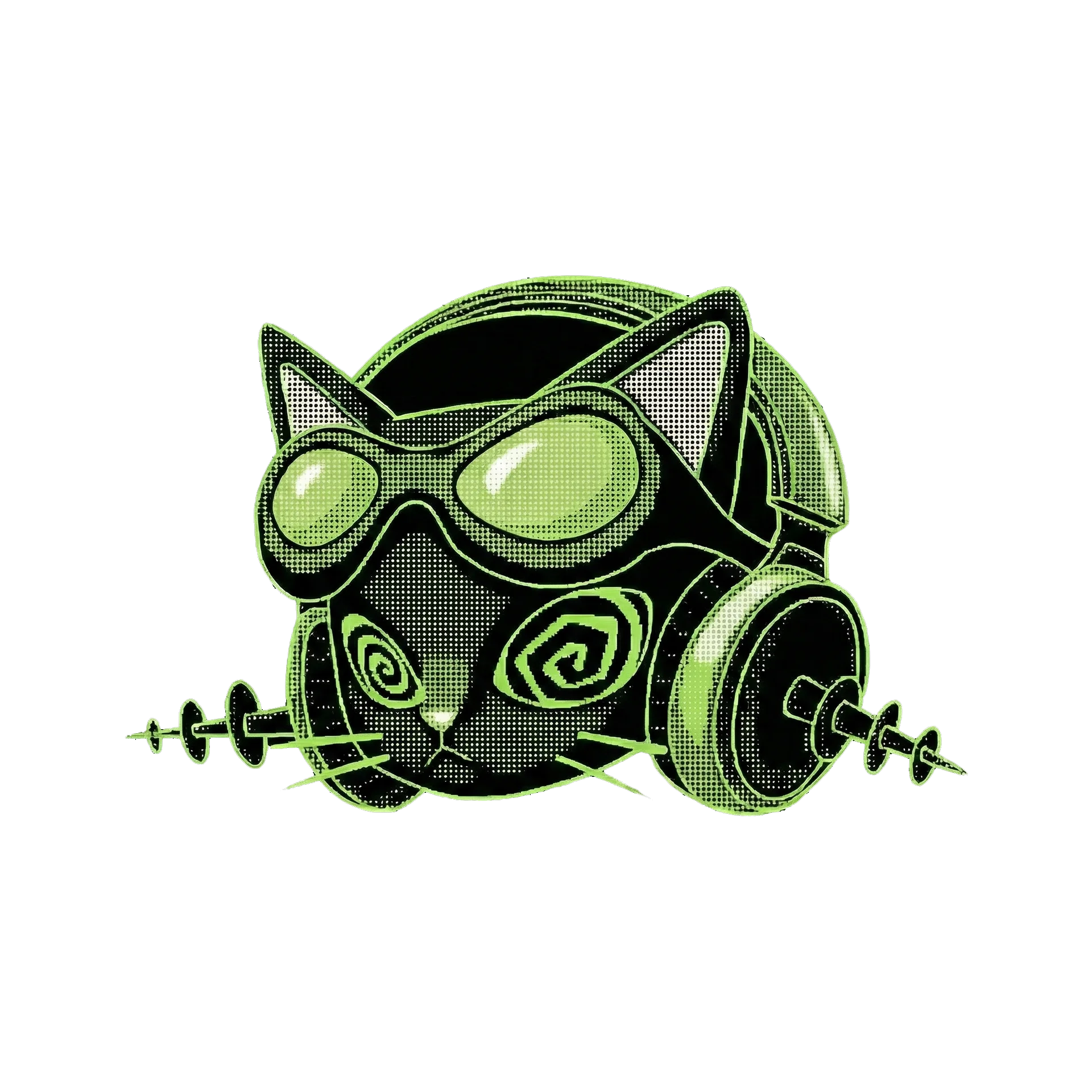 Hacker Cat Sticker